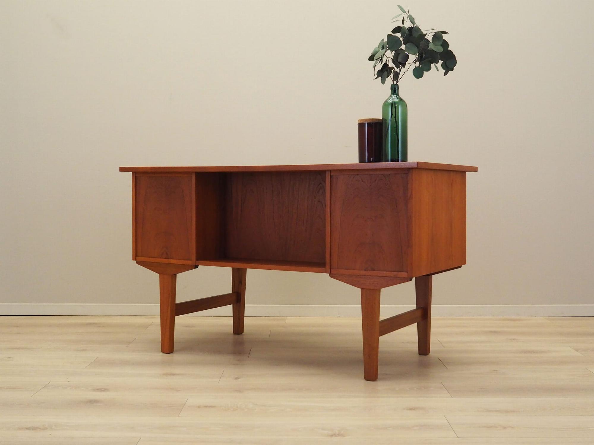 Schreibtisch Teakholz 1960er Jahre 8