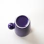 Purple porcelain cup 1970s HOPTIMIST 4
