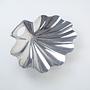 Shell serving bowl, stainless steel 1970s 4