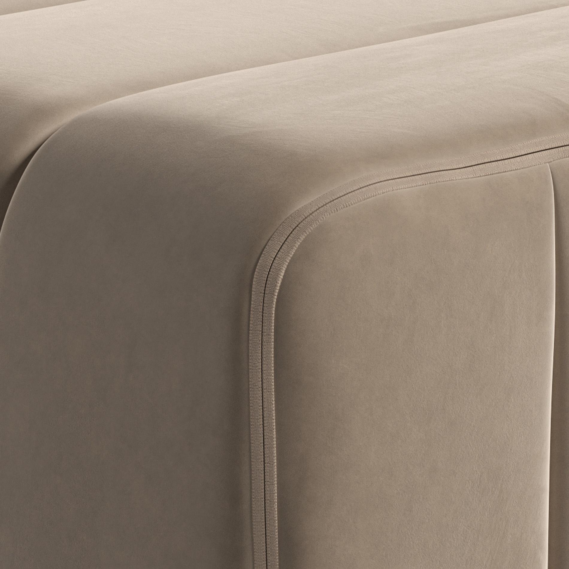 Curt 4 Modular Sofa-Set 2-Sitzer Braun 2x Curt-Kissen 60x30 3