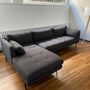 Harlow 3-Sitzer Ecksofa mit Récamiere Links Hudsongrau 0