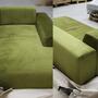 2-Sitzer Sofa Karen Récamiere Rechts Oliv 9