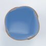 Stiftehalter 100% Recyceltes Leder Blau 3