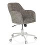SOLAO HOME Office Chair Bouclé Brown 5