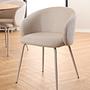 Armchair Skallo Set of 2 Beige 3