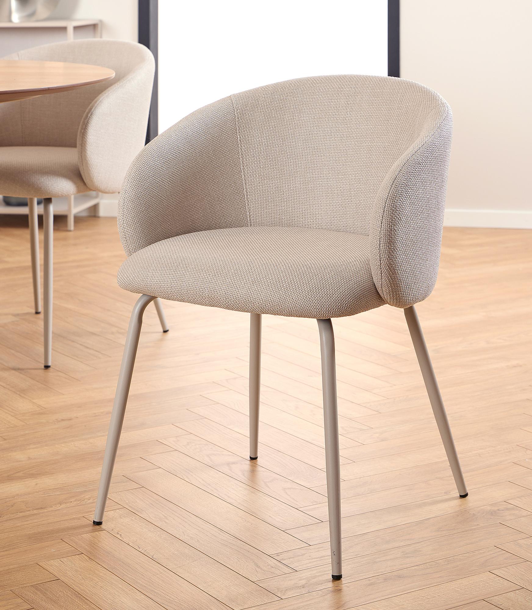 Armchair Skallo Set of 2 Beige 3