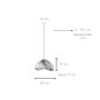 1-Flammig Wabi Sabi Quiet Current Pendelleuchte Beton Grau 7
