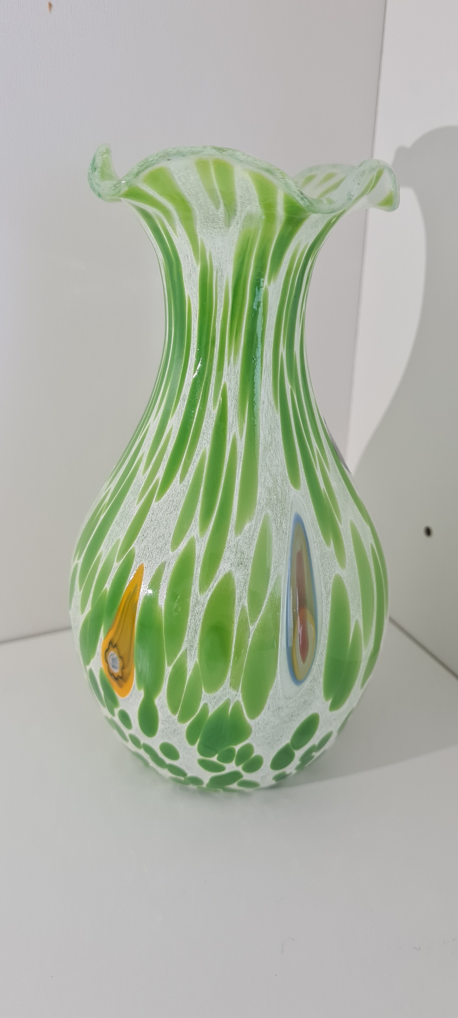 Vase Muranoglas Grün 1