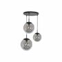 Bollique Pendant Lamp 3-light Iron Glass Black 0