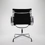 Vitra EA107 Chair Chrom Hopsack Schwarz 3