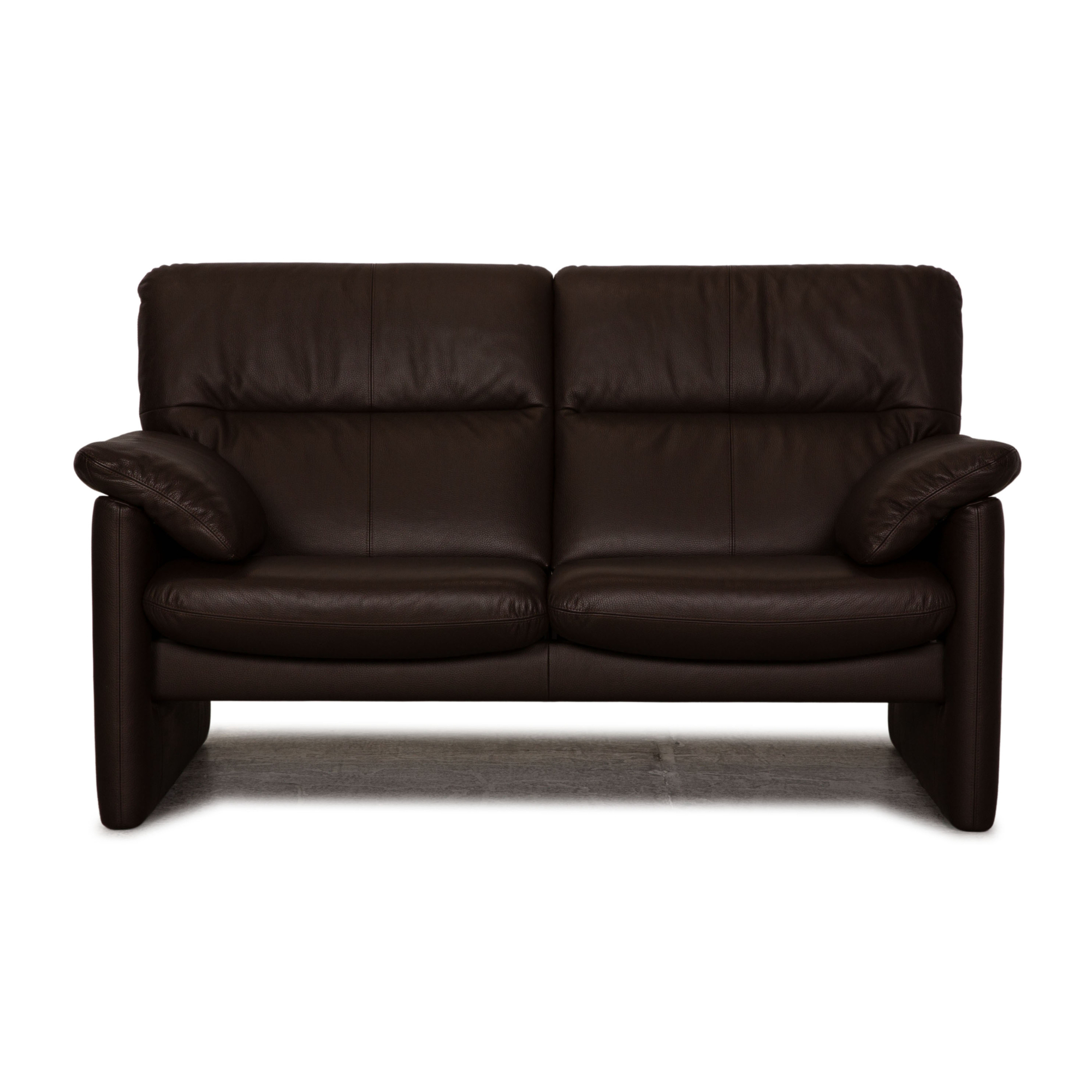 Sofa 2-Sitzer Leder Braun 0