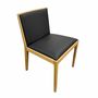Carlotta SO0991 Stuhl Holz Leder Braun 3