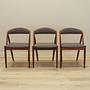 3x No. 31 dining chair teak 1970s 2