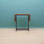 Vintage Table Wood Metal Brown 1970s 5