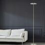 LED-Stehleuchte 1-flammig Silber 2