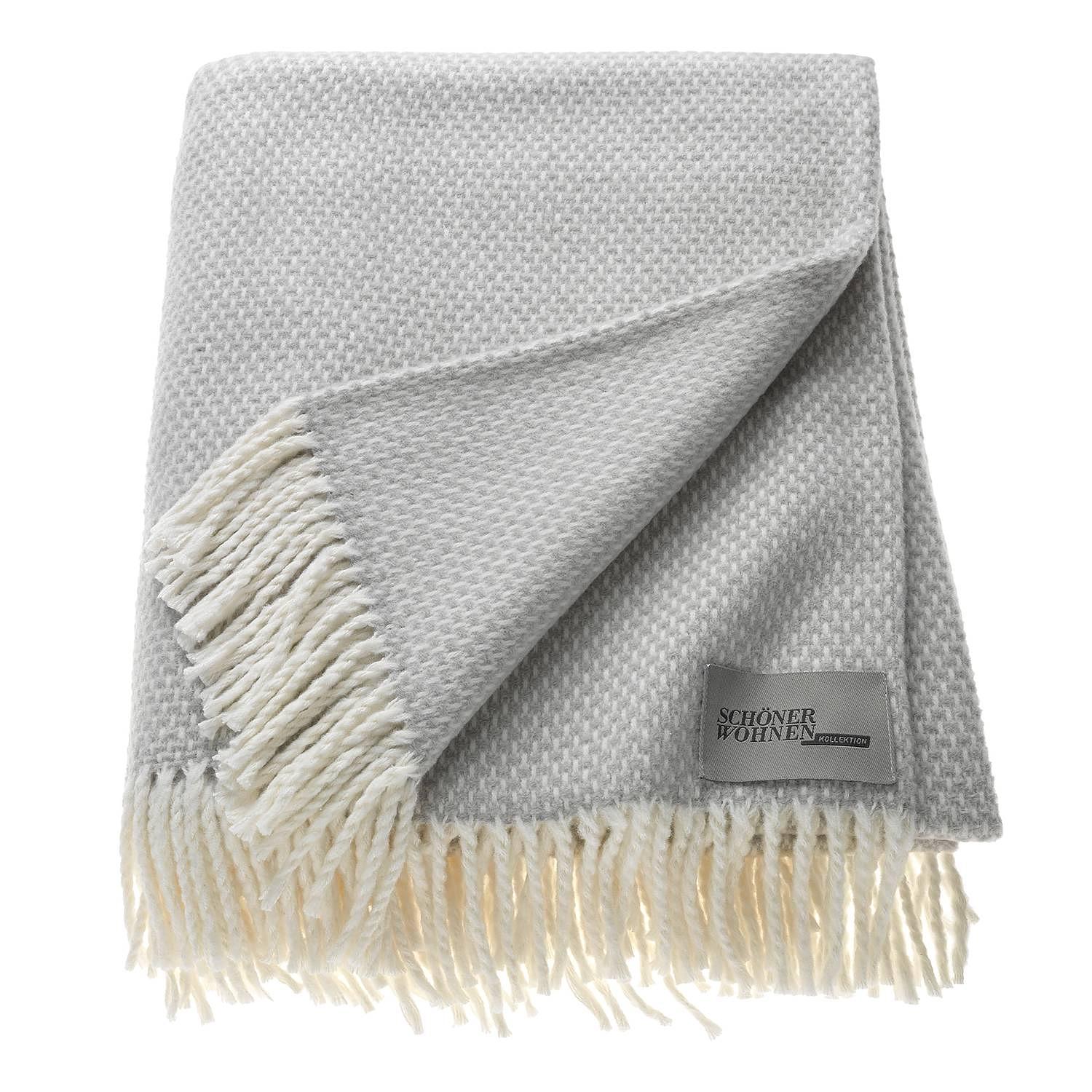 Plaid Zen Webstoff Hellgrau 1
