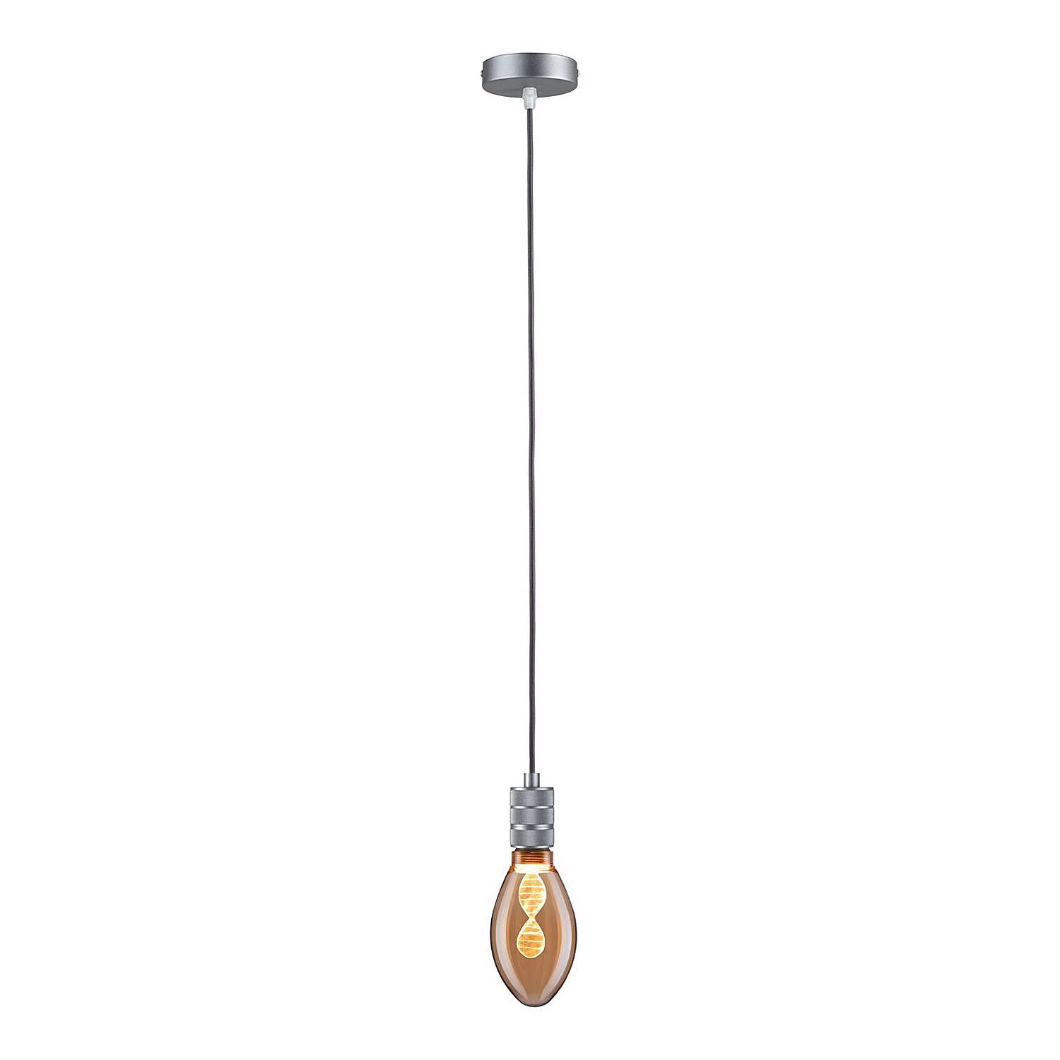 Neordic Tilla Pendelleuchte Aluminium Microfaser Grau 2