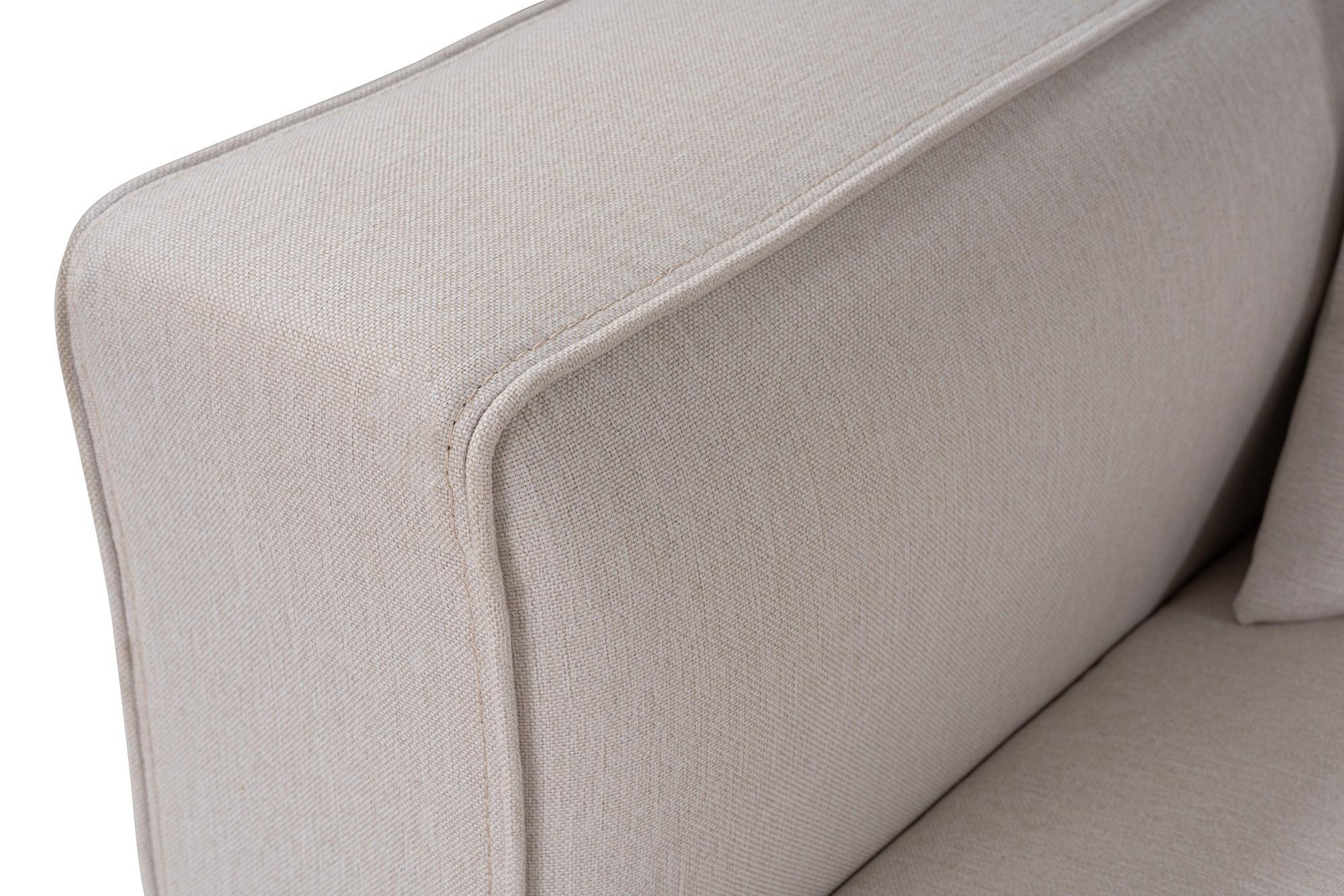 Mora Ecksofa Rechts Beige 9