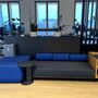 Bikini Island Lounge-Set Textil Holz Mehrfarbig 0