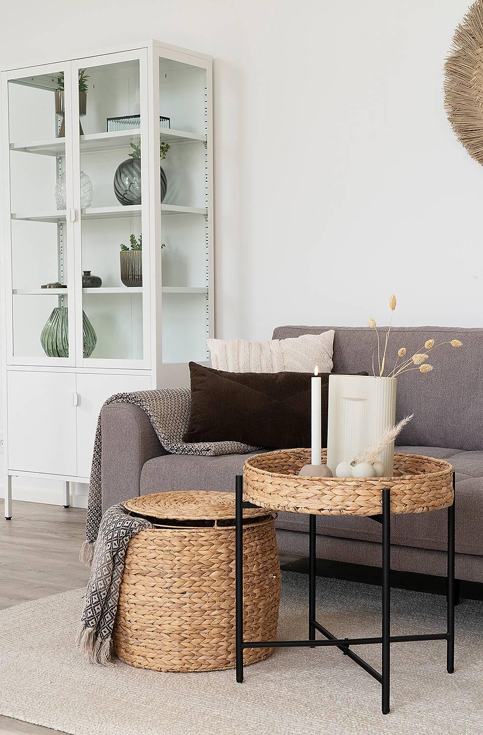 Delia Beistelltisch Wasserhyazinthe Natur 2