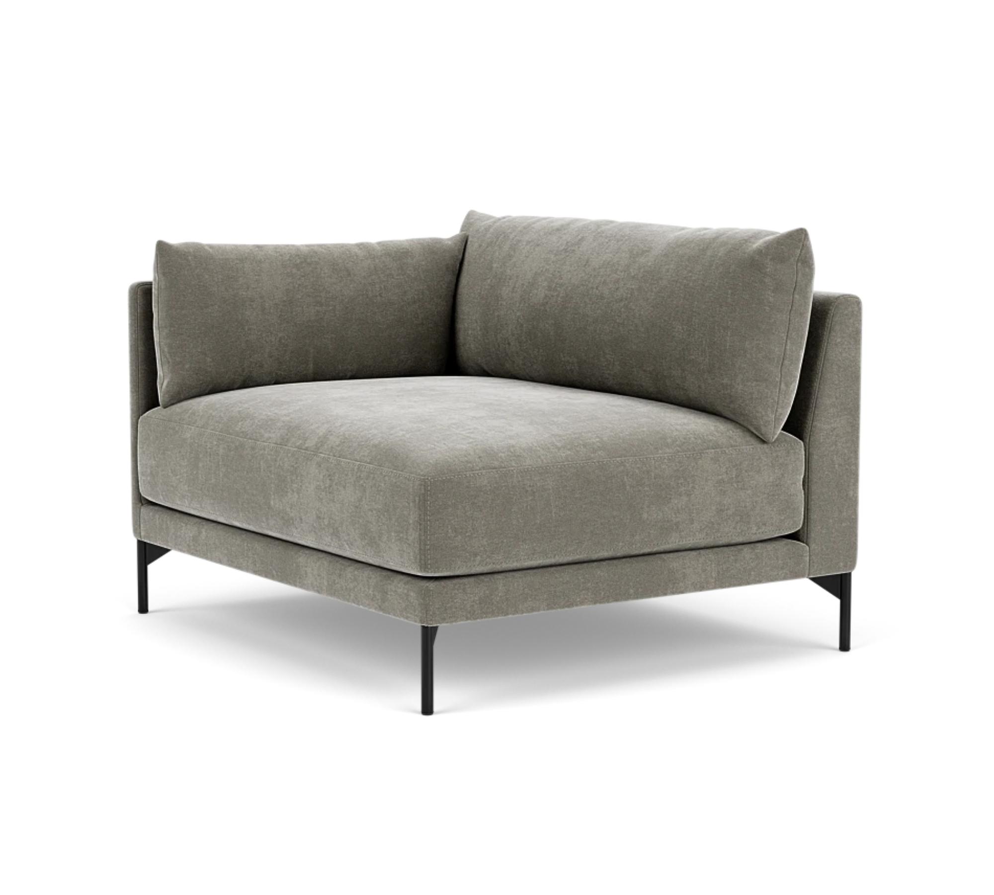 Vincent 1-Sitzer Modul Links Planet Grey Green 2