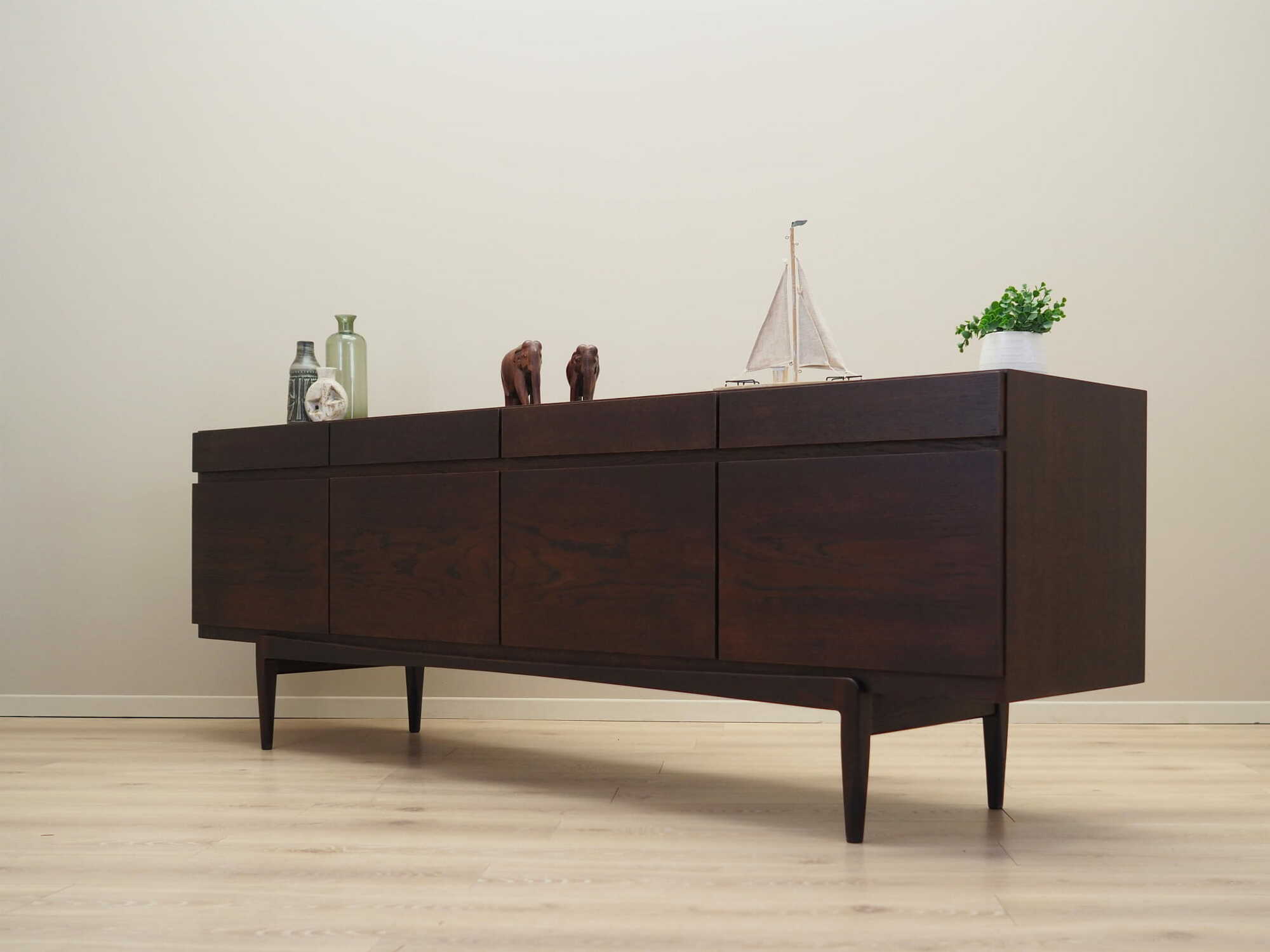 Sideboard Wood Brown 1970s 3