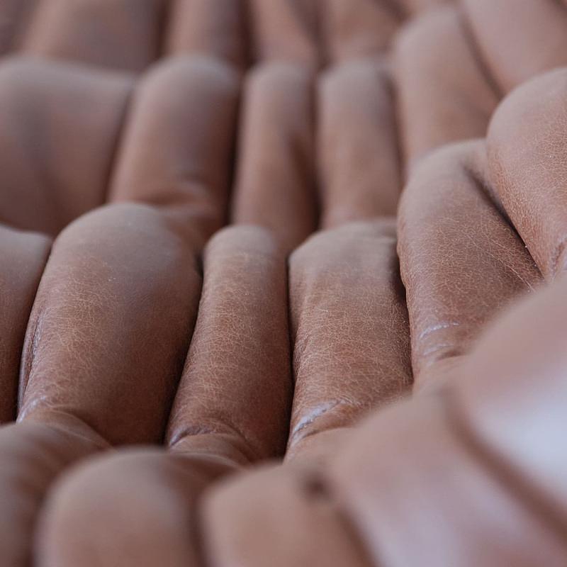 Togo Sofa 3-Sitzer Pull-Up-Leder Kentuckybraun 6