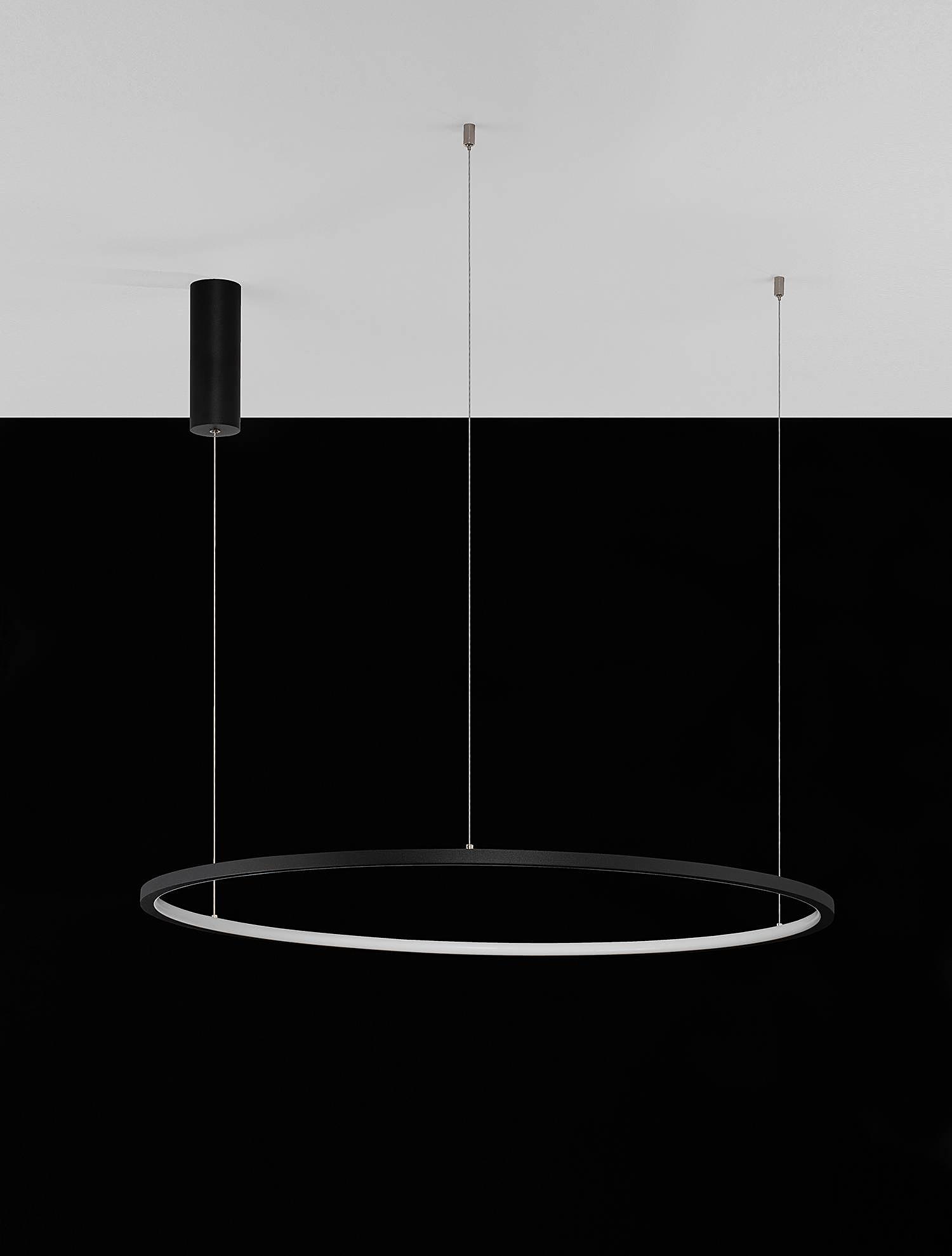 Pendant light Tarquin 1-light Aluminum Black 80 cm 3