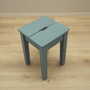 Stool Wood Gray 1950s 7