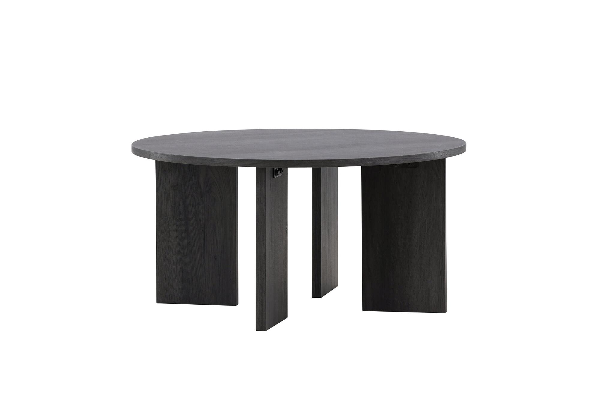 Askerön Couchtisch FSC Schwarz ⌀80cm 2