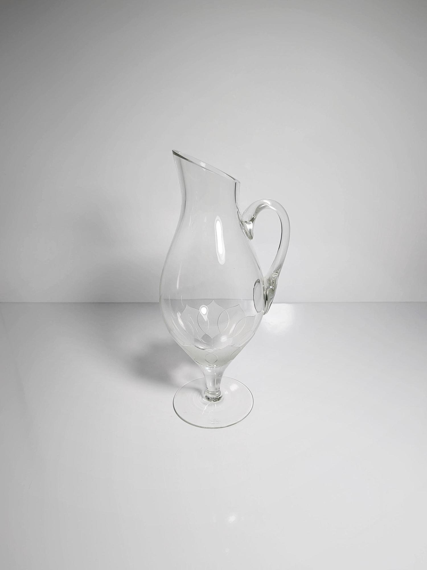 Vintage Lotus Decanter Crystal 1960s 0