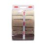 4x Rainbow Bath Towels Cotton Brown 4