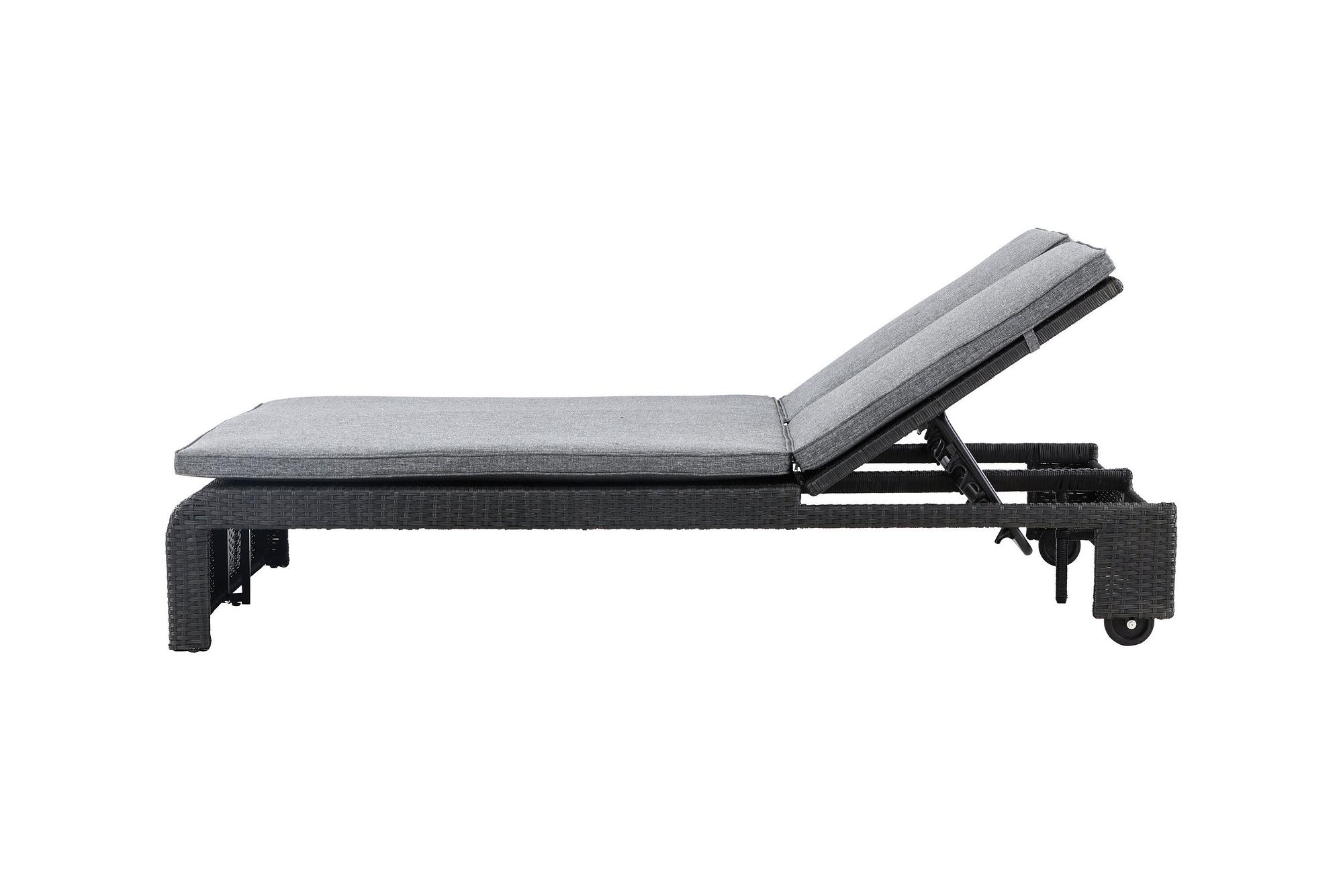 London Sonnenbank Spunpolyester Schwarz Dunkelgrau 6