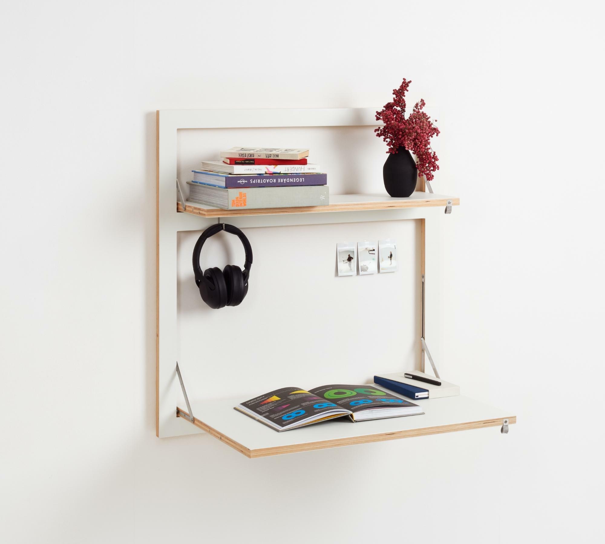 Fläpps Sekretär 80x80-2 Weiß 0