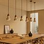 Swis Pendant Light Travertine Oak Wood Natural 4