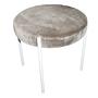 Series 430 Hocker Samt Taupe 1
