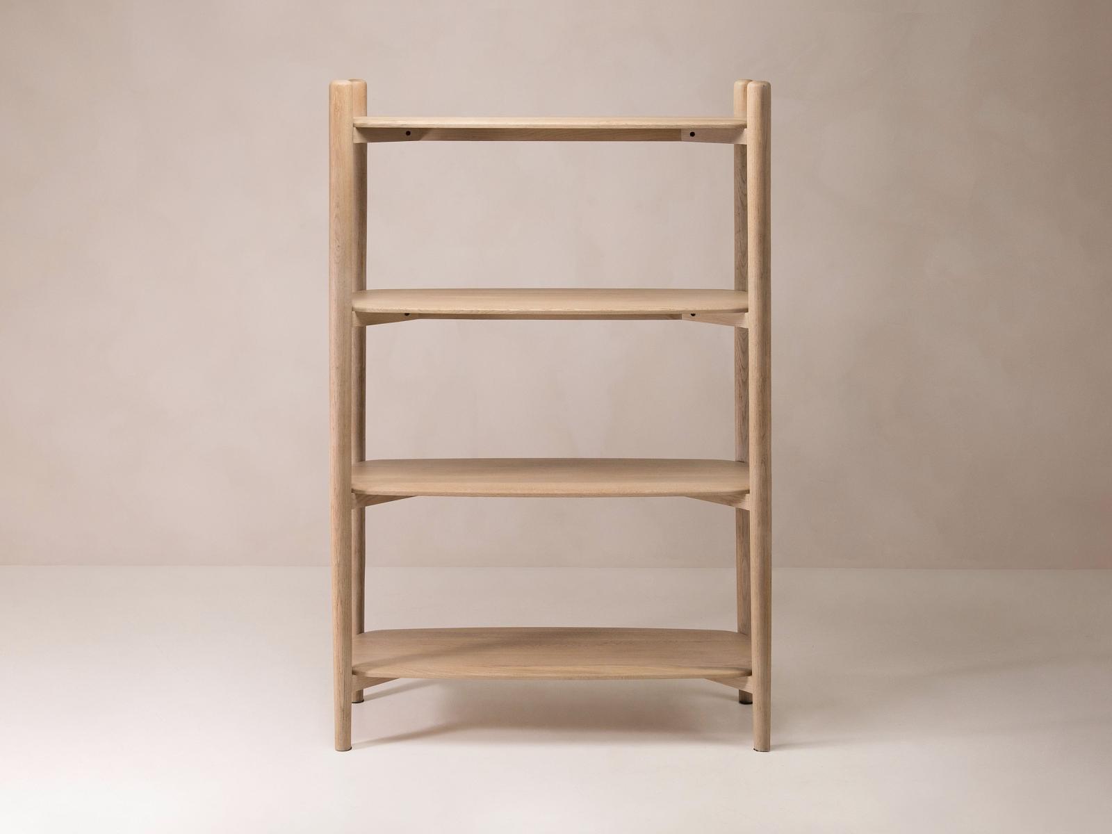 Aires Bücherregal Eichenholz Nature 110x40x170 cm 2