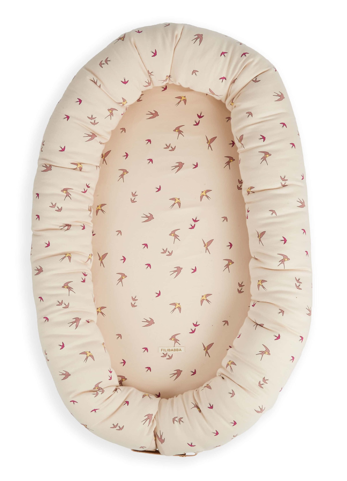 Dancing Swallow Babynest Bio-Baumwolle Beige 2