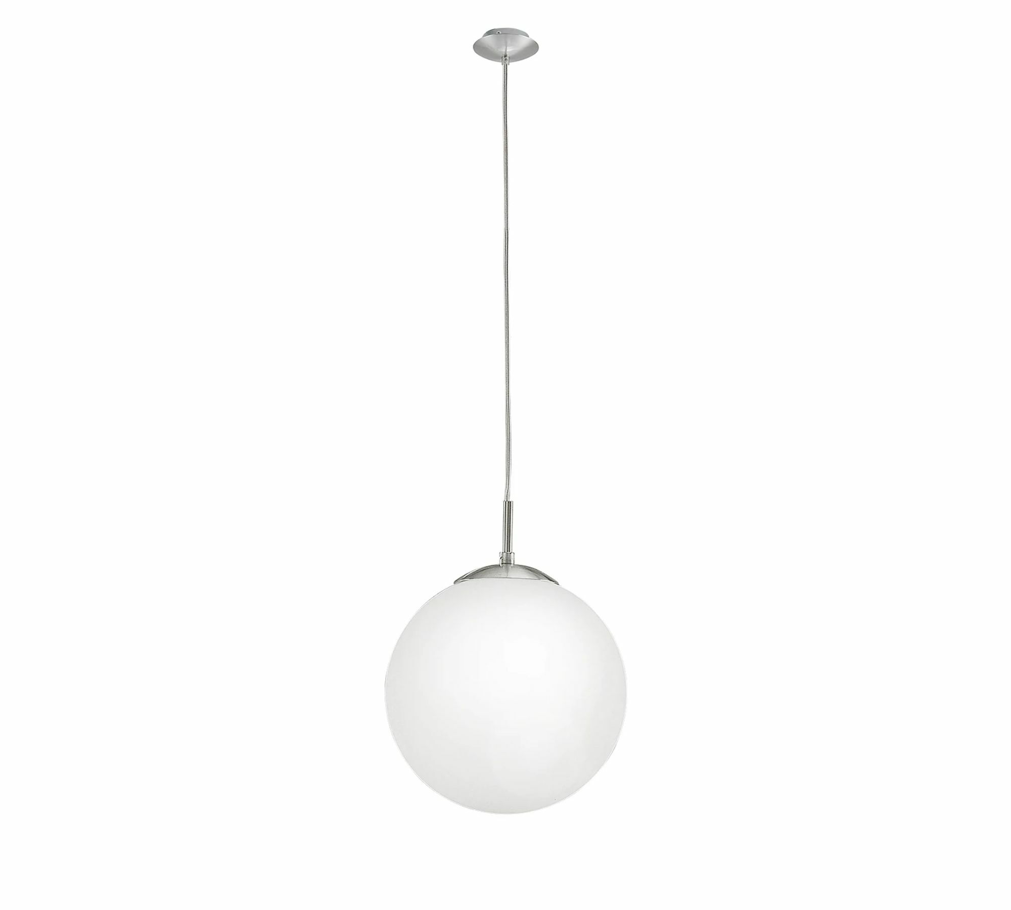 Pendant lamp opal glass matte white 2