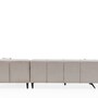 Sofa Récamiere Rechts Polyester Holz Beige 5