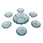 Glass bowl set Transparent 1970s 0
