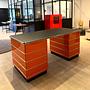 Classic Line Schreibtisch TB 229 Stahl Orange 8