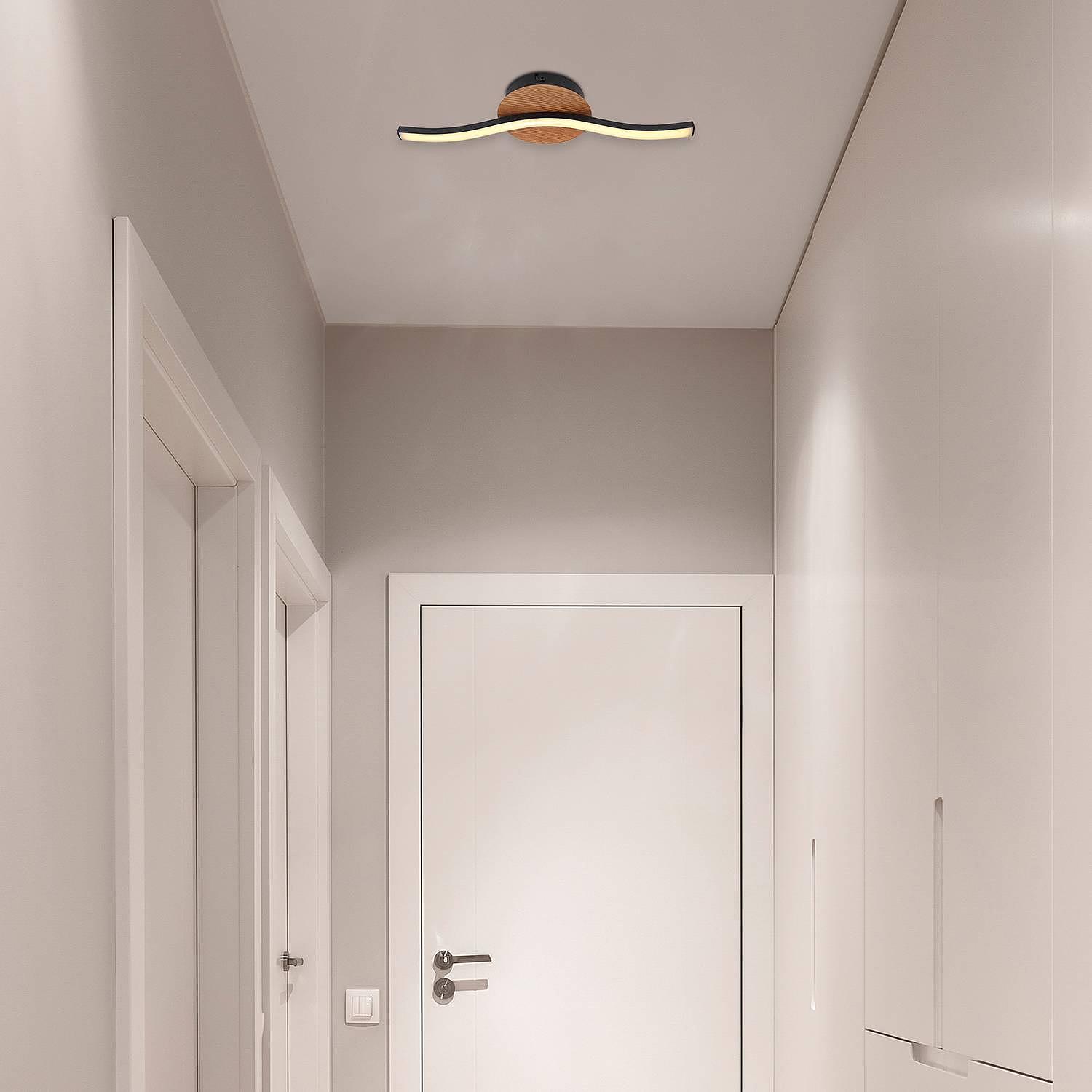 Evita III LED Ceiling Light Acrylic Iron 1-light 2