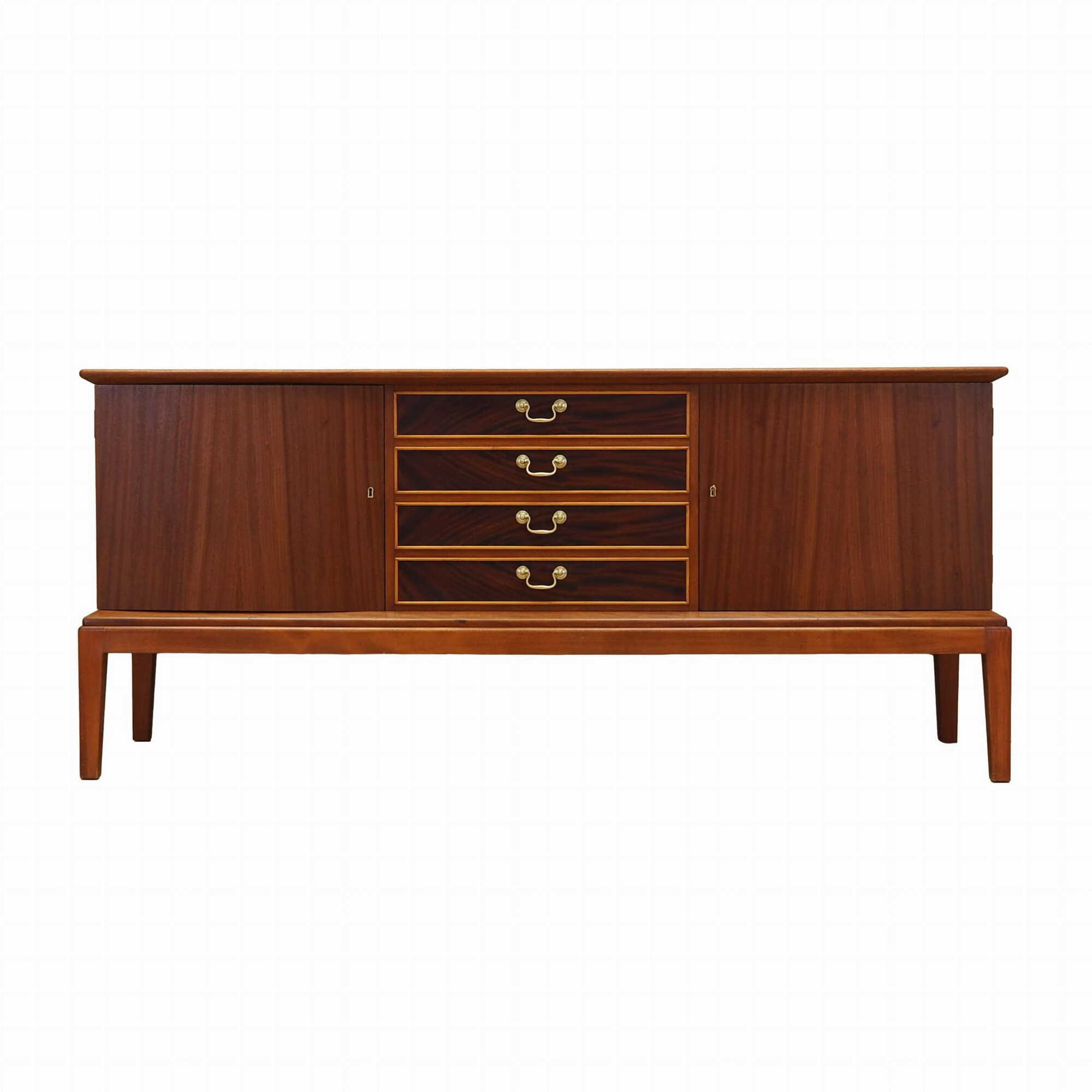 Sideboard Mahagoni Braun 1970er Jahre 0