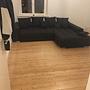 Mustang Ecksofa Rechts mit Bettfunktion Schwarz 0