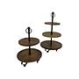 Etagere Mangoholz Metall 3