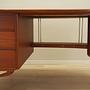 Mahogany Schreibtisch 1960 Jahre 12