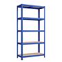 Heavy-duty shelving Hastal steel blue 4