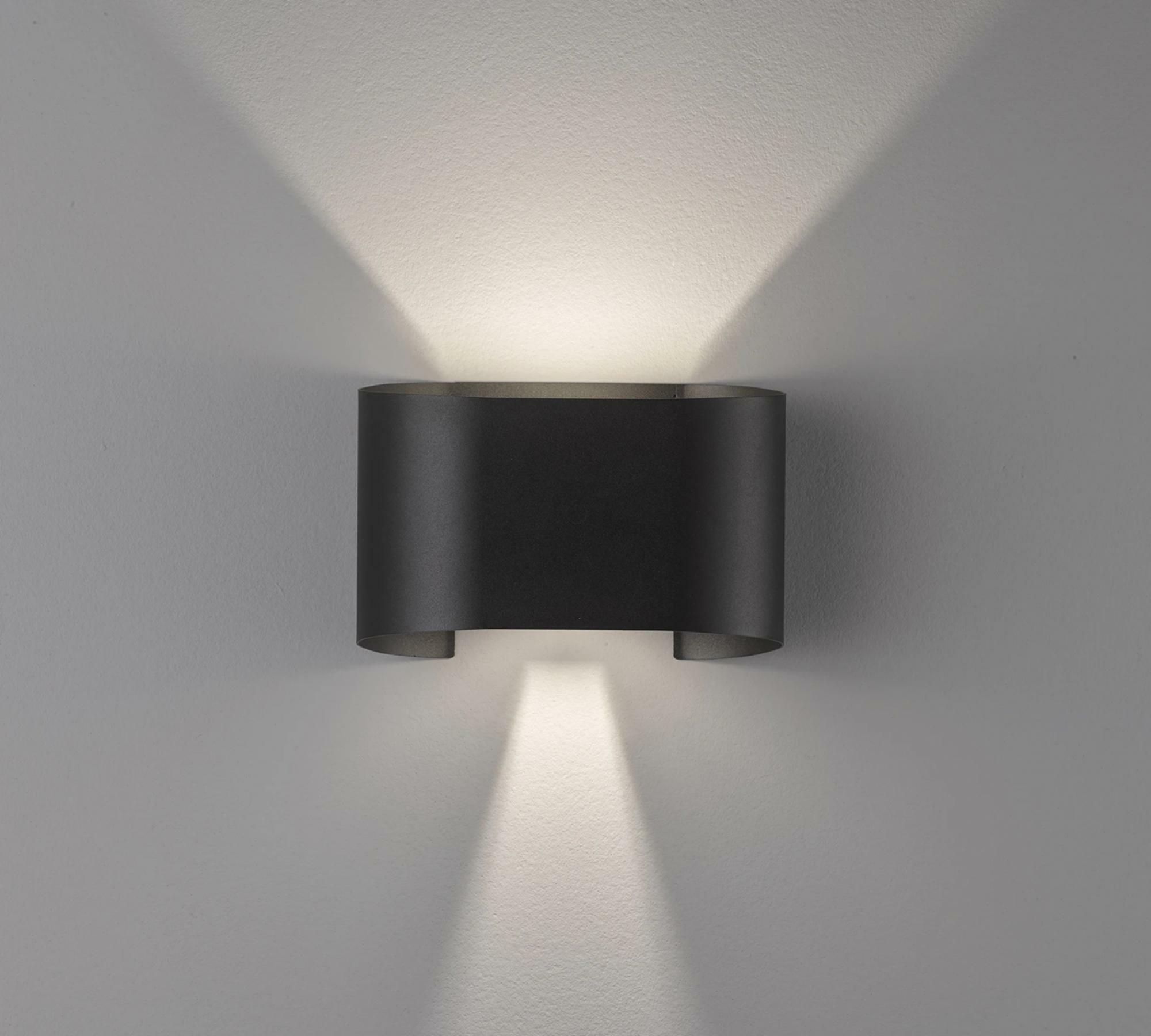 LED-Wandleuchte Schwarz Stahl 3