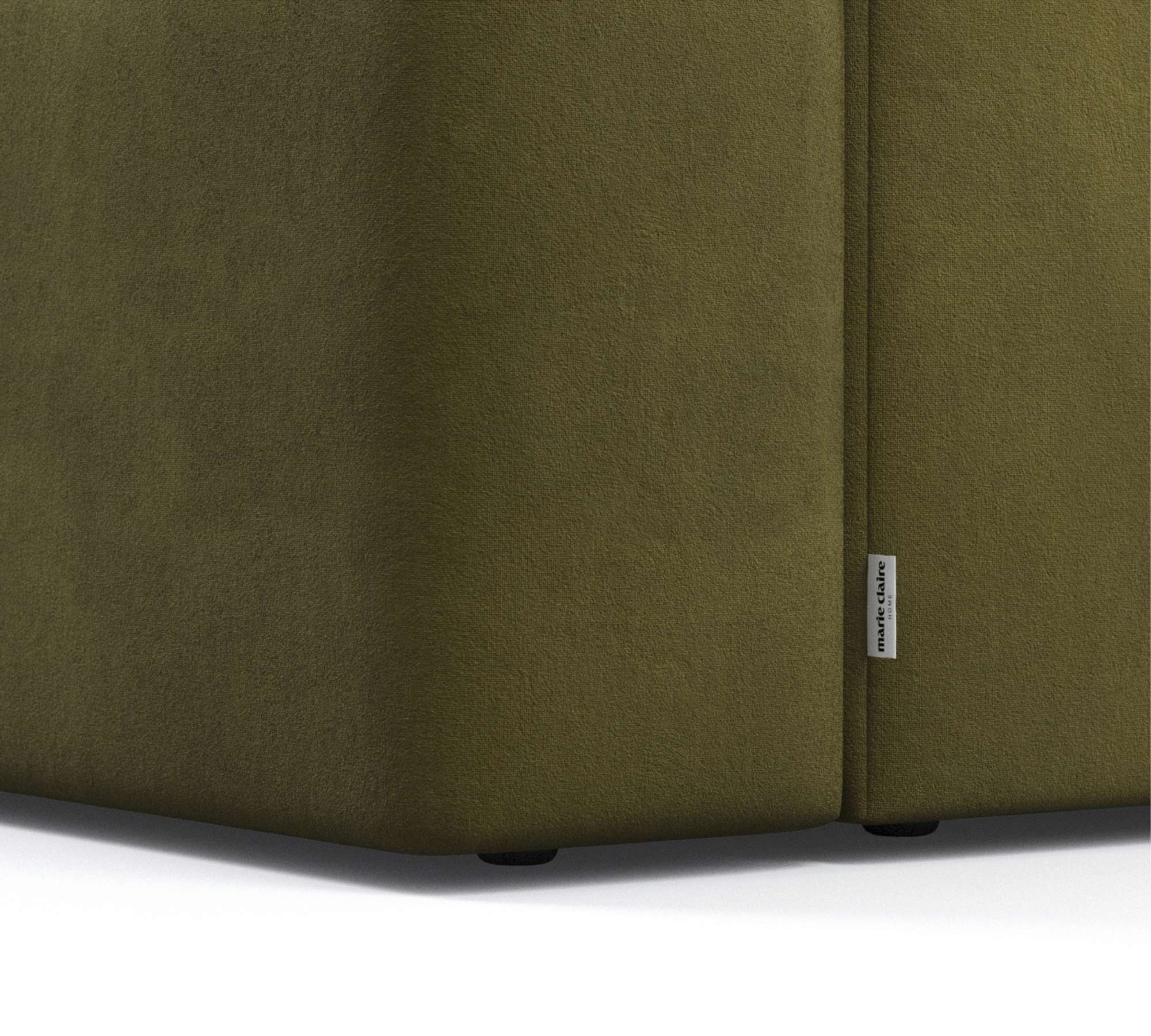 2-Sitzer Sofa Karen Récamiere Rechts Oliv 6